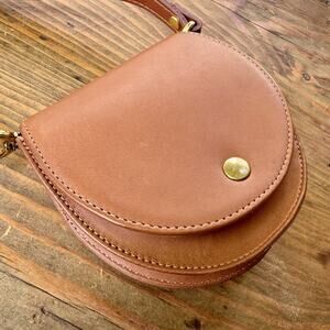 Rare Vintage Coach Brown Leather Belt Bag Crossbody Convertible w/ Bonus Belt